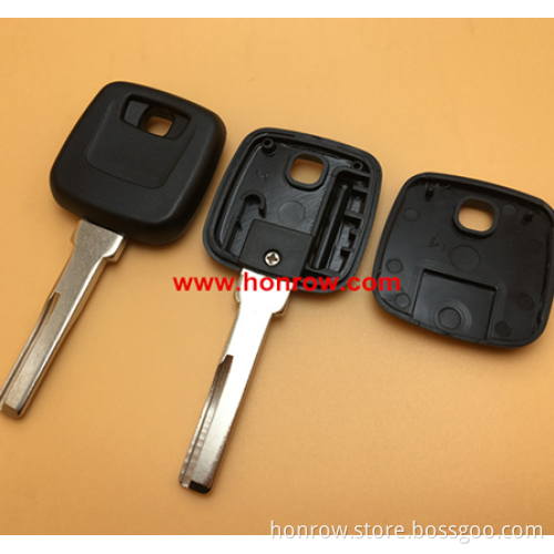 Cheap Volvo transponder chip blank key shell cover case with HU43 blade without logo